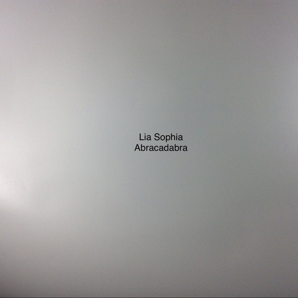 Lia Sophia Abracadabra Pendant Black Teardrop Stone Inside Silver Tone Swirl - Picture 4 of 4